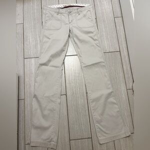 Hollister Khaki Bootcut Pants Size 7L